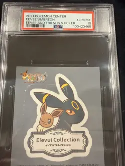 PSA 10 Umbreon Sticker Pokemon Center Eevee And Friends Eievui Collection - Image 3