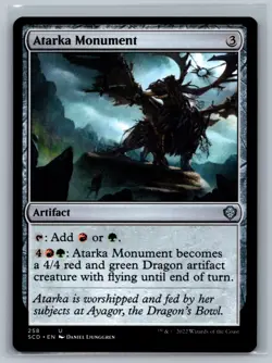 Magic MTG Starter Commander Decks Atarka Monument #258 TCG CCG - Image 1