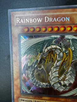 Yu-Gi-Oh! YuGiOh Rainbow Dragon CT04-EN005 Secret Rare Limited Edition - Image 2