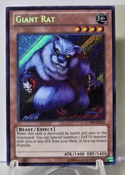 Giant Rat LCYW-EN232 Secret Rare Unlimited Edition Yugioh TCG NM/M - Image 1
