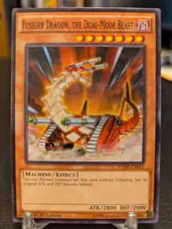 Yugioh - Fusilier Dragon, the Dual-Mode Beast - SDMP-EN015 1st Edition (LP) - Image 1