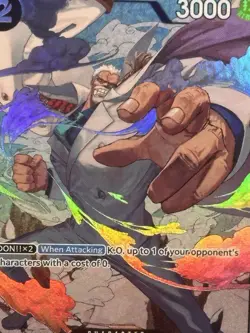 2023 ONE PIECE OP02-PARAMOUNT WAR ENG ALTERNATE ART #115 MONKEY D. GARP PSA 10 - Image 2