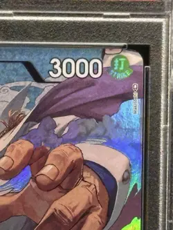 2023 ONE PIECE OP02-PARAMOUNT WAR ENG ALTERNATE ART #115 MONKEY D. GARP PSA 10 - Image 4