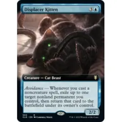 Displacer Kitten (extended Art) MTG Commander Legends: Battle For Baldur's Gate - Image 1