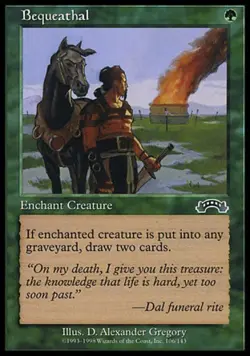 Bequeathal - Medium Play MTG Exodus - Image 1