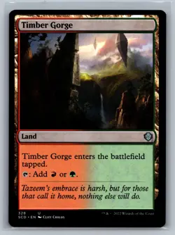 Magic MTG Starter Commander Decks Timber Gorge #328 TCG CCG - Image 1
