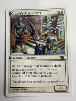 MTG Magic The Gathering Eighth 8th Edition Oracles Attendants Rare LP - Image 1