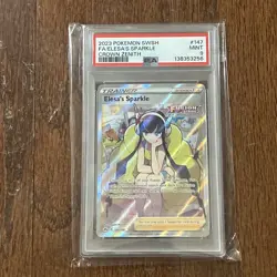 2023 POKEMON SWORD & SHIELD CROWN ZENITH #147 FULL ART/ELESA'S SPARKLE PSA 9 - Image 1