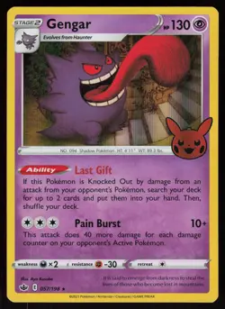 Gengar 057/198 Trick or Trade BOOster Promo Holo POKEMON - Image 1