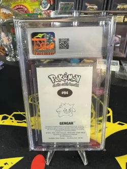 1999 Pokemon Sandylion Stickers Gengar CGC 10 #94 Nintendo - Image 2