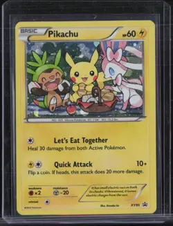 2016 Pokemon Black Star Promo Breakpoint Blisters #XY95 Pikachu - Image 1