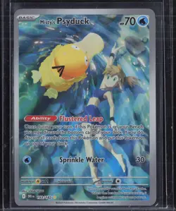 2025 Pokemon Destined Rivals Illustration Rare #193 Misty's Psyduck #1 - Image 1