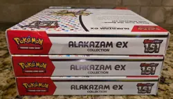 Pokemon Scarlet & Violet 151 Alakazam EX Collection Box X 3 - Brand New - Image 5