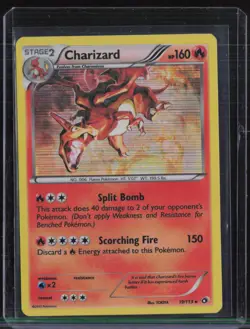2013 Pokemon B & W Legendary Treasures Holo #19 Charizard - Image 1