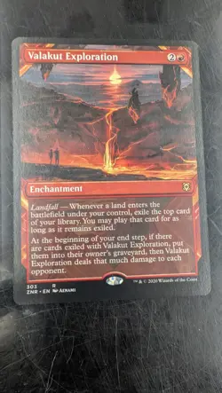 Valakut Exploration (Showcase) Zendikar Rising Regular Magic MTG - Image 1