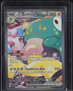 2025 Pokemon Journey Together Special Illustration Rare #183 Iono's Bellibolt ex - Image 1