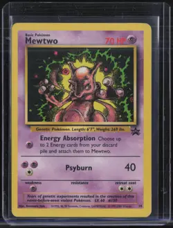 2000 Pokemon Black Star Promo #14 Mewtwo - Image 1