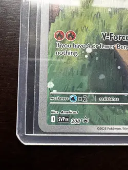 2025 Pokemon SV Black Star Promos SVP EN Victini #208 Illustration Collection - Image 5