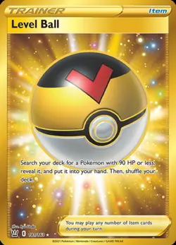 Level Ball - 181/163 - Secret Rare NM, English Pokemon Battle Styles - Image 1