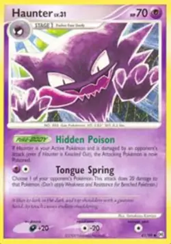 Lightly Played Haunter - 41/99 - Uncommon Pokemon Arceus - Image 1
