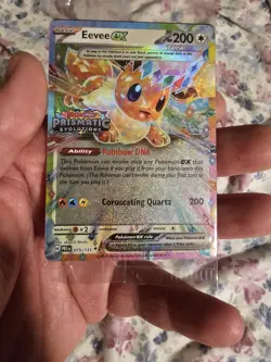 Eevee ex 75/131 Prismatic Evolutions Surprise Box Stamped Promo Pokemon - Image 1