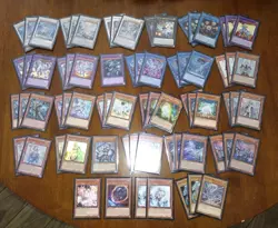 Yugioh Blue Eyes White Dragon Deck Of 106 Cards W/ Sleeves! Some High Rarity! - Image 1