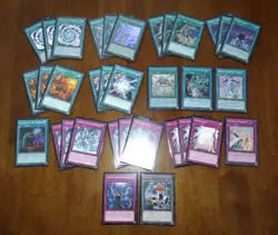 Yugioh Blue Eyes White Dragon Deck Of 106 Cards W/ Sleeves! Some High Rarity! - Image 2