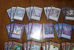 Yugioh Blue Eyes White Dragon Deck Of 106 Cards W/ Sleeves! Some High Rarity! - Image 3