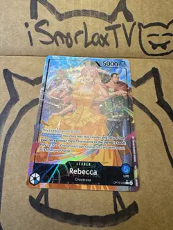 ONE PIECE - Rebecca OP15-039 Leader ALT ART | Adventure on Kami's Island - Image 2