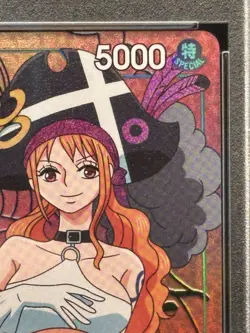 One Piece Paramount War 2023 English Nami OP02-036 SR Alt Art PSA 10 - Image 4