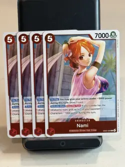 One Piece TCG Foil Playset - Nami EB03-006 x4 - Heroines Edition - English NM - Image 1