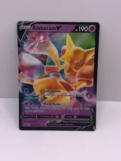 Alakazam V 2021 Pokemon Sword & Shield Black Star Promo #SWSH083 Holo NM - Image 1