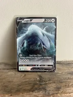 Pokemon TCG Lugia v Silver Tempest 138/195 Ultra Rare Holo Full Art Card - Image 1