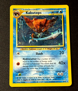 Kabutops 6/75 Neo Discovery Unlimited Holo Rare MP Vintage Pokemon Card - Image 1
