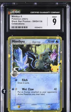 Mimikyu (Delta Species) SWSH136 SWSH: Sword & Shield Promo Cards Holo - Image 1