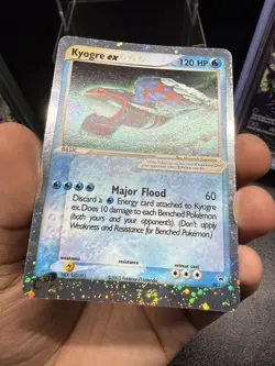 Pokemon TCG Kyogre EX 001 Card Nintendo Power Magazine Promo - Image 1