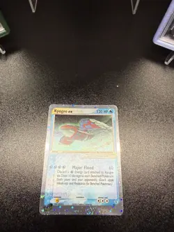 Pokemon TCG Kyogre EX 001 Card Nintendo Power Magazine Promo - Image 2