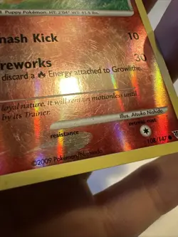 Pokemon TCG Card 2009 Supreme Victors - Growlithe 108/147 - Image 2