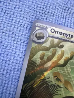 Pokemon TCG Omanyte Scarlet Violet-151 Holo Illustration Rare Card 180/165 - Image 5