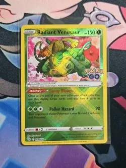 Pokemon TCG Radiant Venusaur Card 004/078 NM/Mint Condition 2022 - Image 1