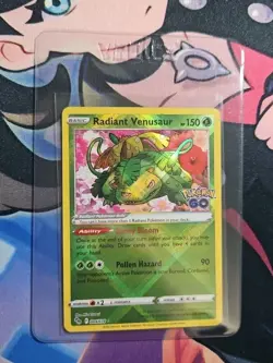 Pokemon TCG Radiant Venusaur Card 004/078 NM/Mint Condition 2022 - Image 3