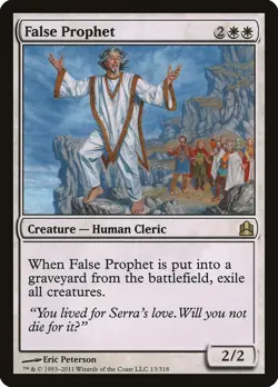 False Prophet Commander NM White Rare MAGIC THE GATHERING MTG CARD ABUGames - Image 1