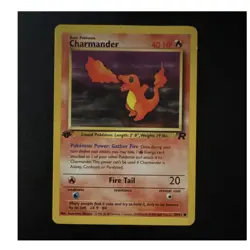Pokemon Charmander 1st Edition Team Rocket Common Regular Card 50/82 - Image 1