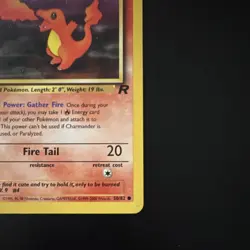 Pokemon Charmander 1st Edition Team Rocket Common Regular Card 50/82 - Image 3
