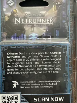 Android: Netrunner – Crimson Dust Data Pack - Brand New / Sealed - Image 3