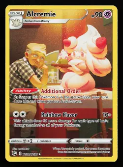 Alcremie TG08/TG30 Ultra Rare Brilliant Stars Pokemon Card - Image 1