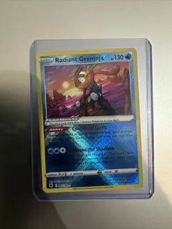 Pokemon TCG Radiant Greninja Holo Card 046/189 Astral Radiance M/Nm Condition - Image 1