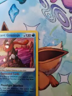 Pokemon TCG Radiant Greninja Holo Card Astral Radiance 046/189 - Image 2