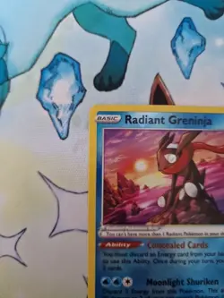 Pokemon TCG Radiant Greninja Holo Card Astral Radiance 046/189 - Image 3