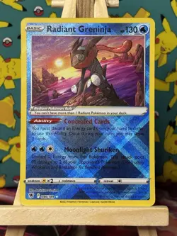 Pokemon TCG Radiant Greninja Holo Card 046/189 English Astral Radiance Mint - Image 2